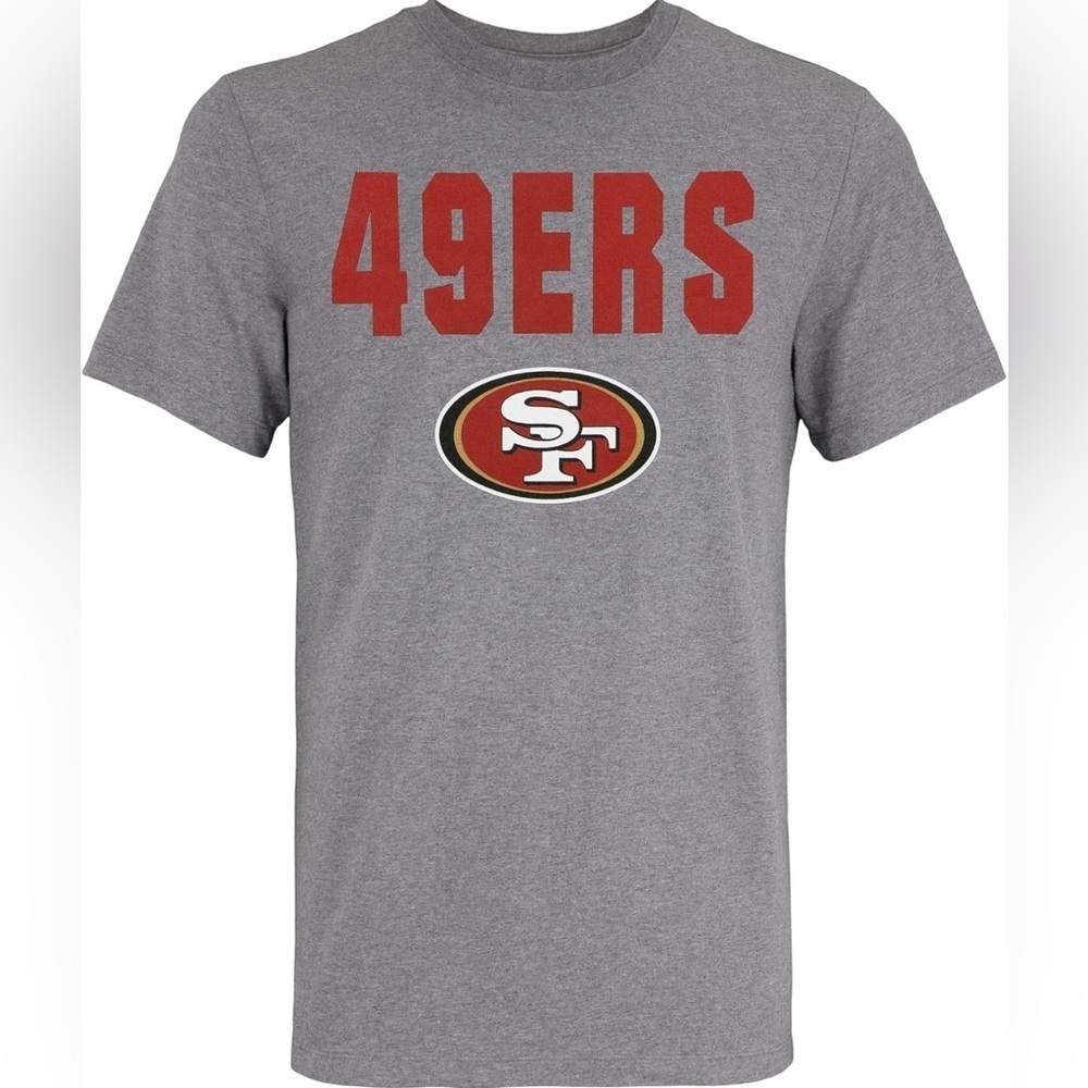 NFL San Francisco 49ERS Gray Men's Large Short Sleeve Graphic T-Shirt